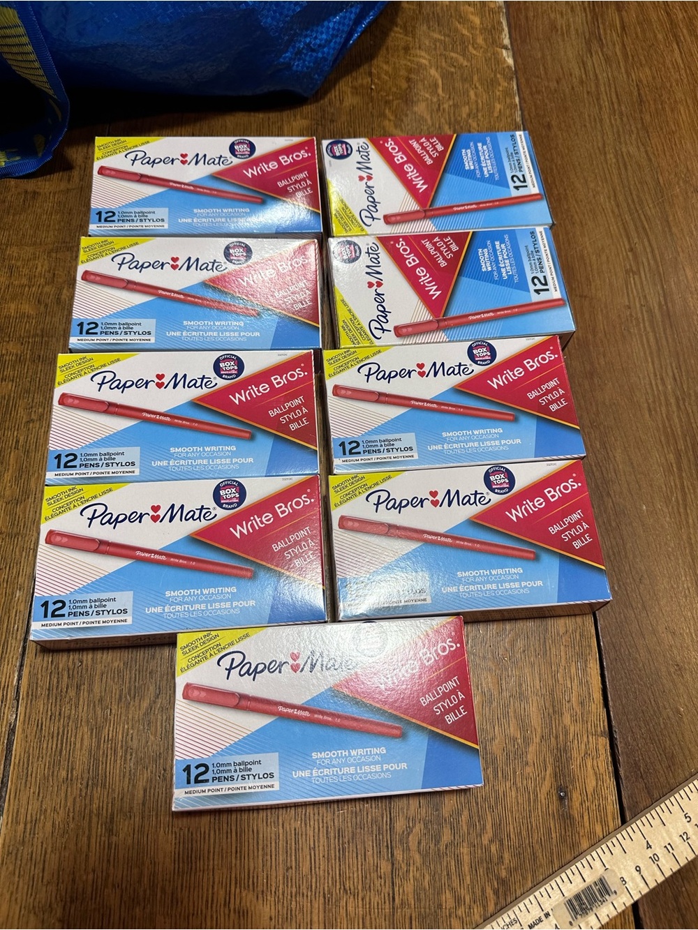 Paper mate Red Ballpoint Pens Smooth Writing 12Pack price is for 1 box